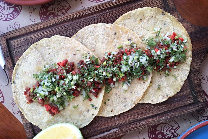 Spicy Chorizo Tacos at GYG