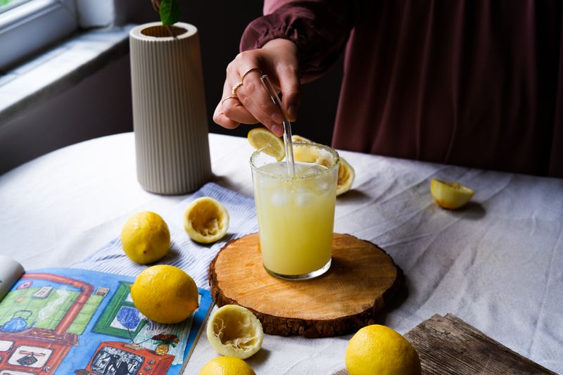Fresh house lemonade at GYG restaurant